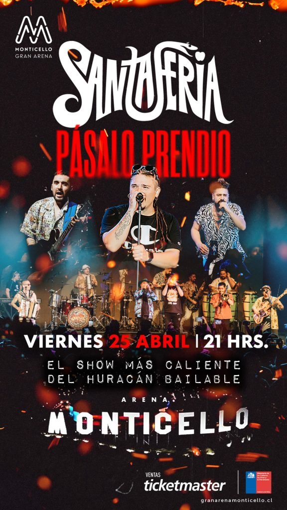 CRTV y grandes eventos: Luego de sus exitosas presentaciones Santaferia regresa a Gran Arena Monticello. 2 1080x1920