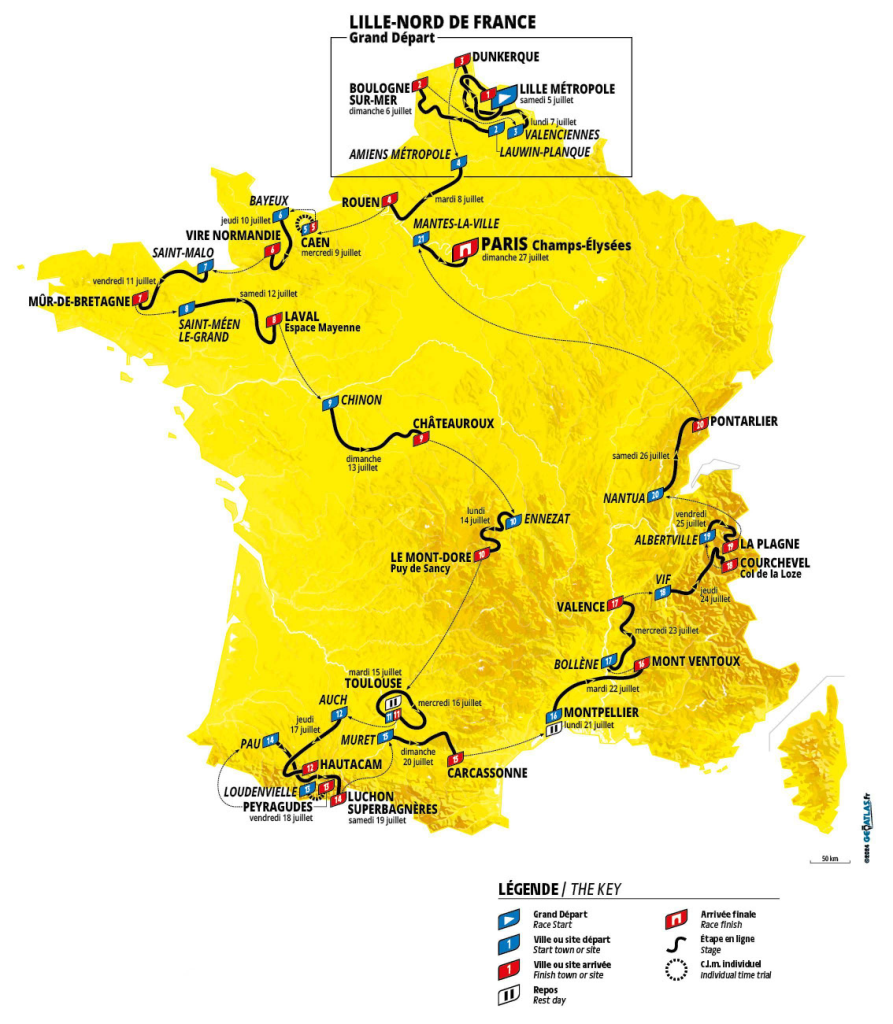 Y Francia se viste de fiesta: El Azul-Blanco y Rojo, tiene Tour, el amarillo del Tour de France 2025. 3 image 6
