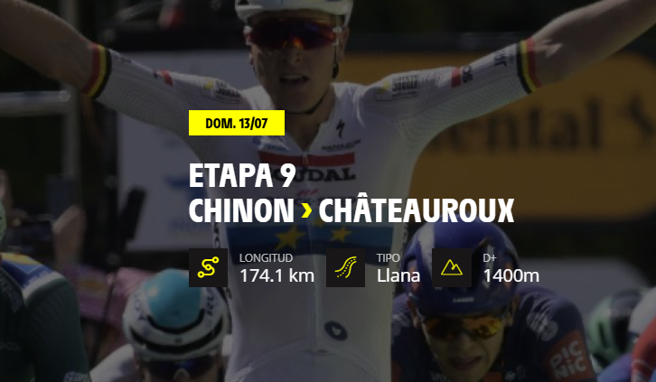Tour de France y Merlier, tras los pasos de Cavendish. 5 etapa 13