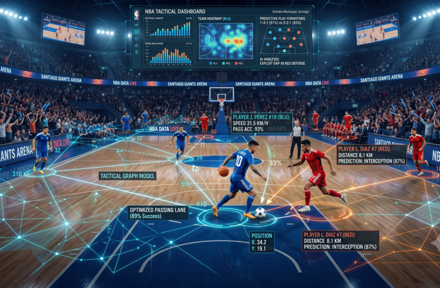 Cómo el Big Data y la Inteligencia Artificial están reinventando la táctica deportiva