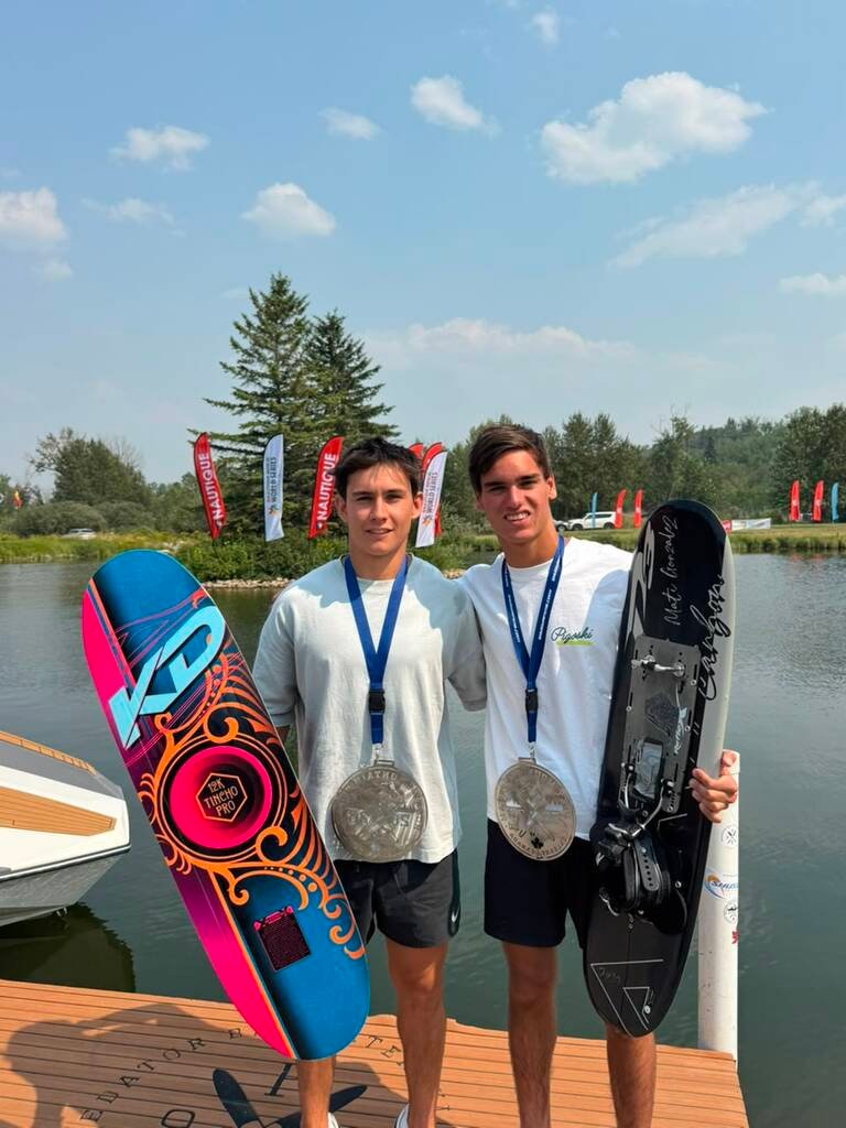 Esquí Náutico: “Mati” y “Tincho” brillan en Canadá