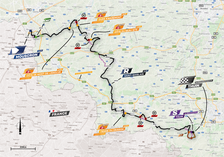 Ciclismo:  Las tierras de los Hurlus Y El Muro de Thuin.