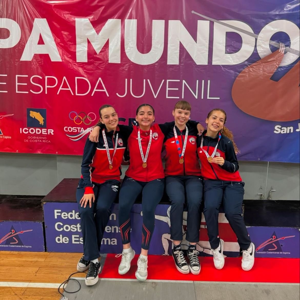 El Team Chile de Esgrima se luce en Costa Rica
