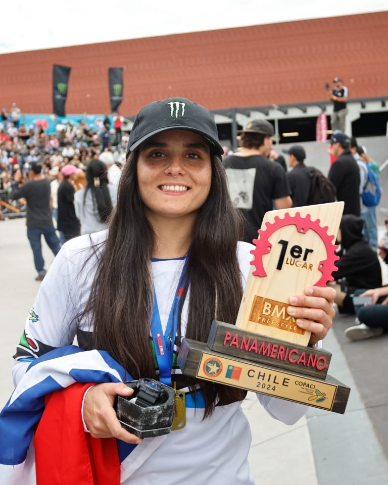 “Maca” Pérez lideró la fiesta del BMX en Chile