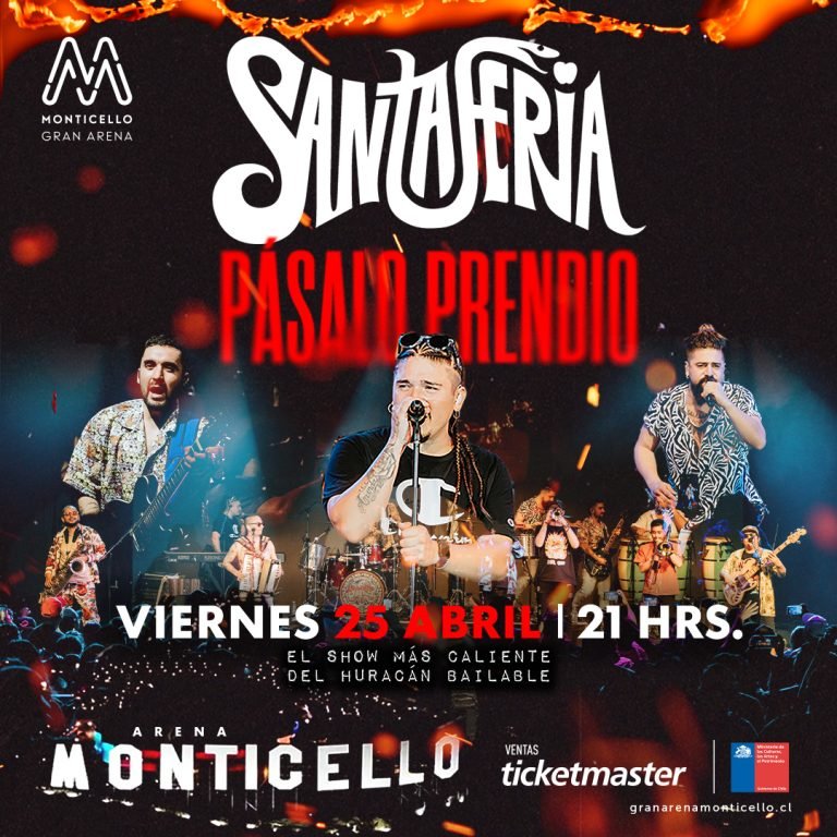 CRTV y grandes eventos: Luego de sus exitosas presentaciones Santaferia regresa a Gran Arena Monticello.