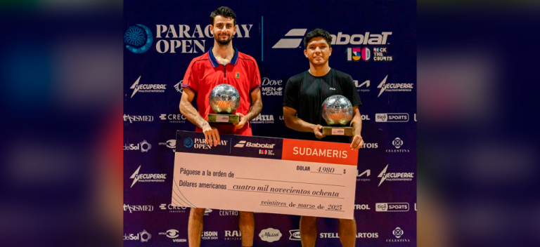 Matías Soto consigue el bis tras alzar el título duplas del Challenger de Asunción – Federacion de Tenis de Chile