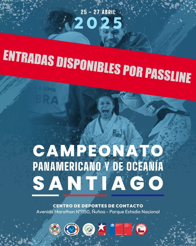 ¡YA ESTÁN DISPONIBLES LAS ENTRADAS PARA EL CAMPEONATO PANAMERICANO Y OCEÁNICO DE SANTIAGO!