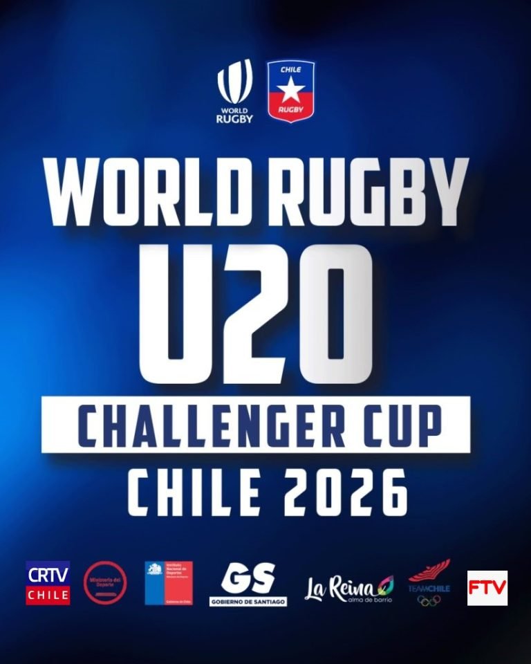 CRTV  y Chile organizará el World Rugby Challenger Cup M20 en 2026