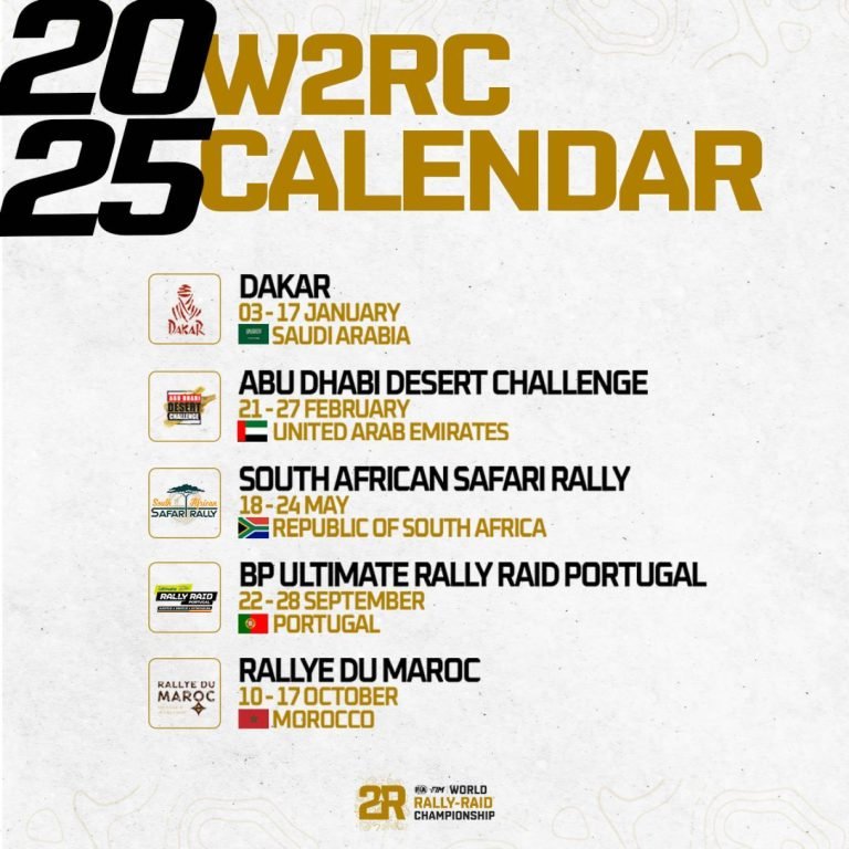 Ruy Barbosa frente a buscar su pase al Dakar 2026 en el SúdAfrica Safari Rally.