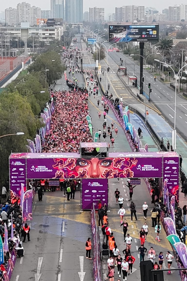 La Maratón más bella al fin del mundo., Santiago de Chile dijo: Presente.