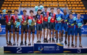 El Team Chile de Patinaje hizo historia en China