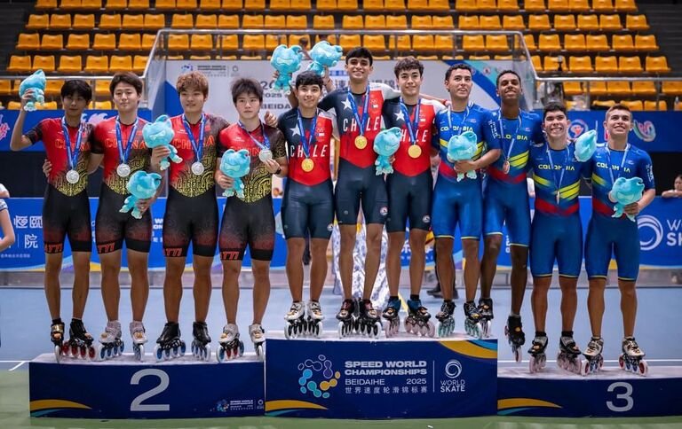 El Team Chile de Patinaje hizo historia en China