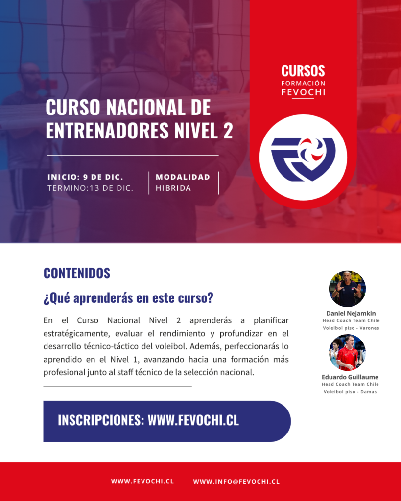 FEVOCHI DA INICIO AL CURSO NACIONAL DE ENTRENADORES NIVEL 2