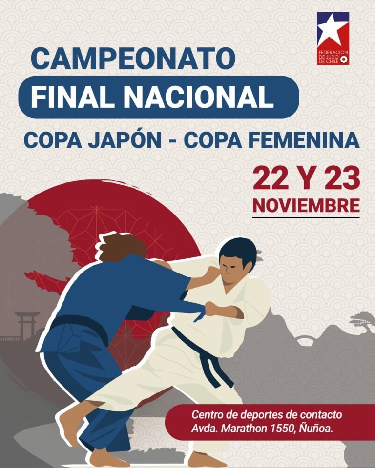Federación de Judo de Chile cierra el año competitivo 2025 en el Centro de Deportes de Contacto