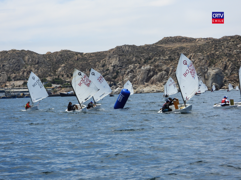 Representantes de Coquimbo destacan en segunda jornada del nacional de escuelas de vela.
