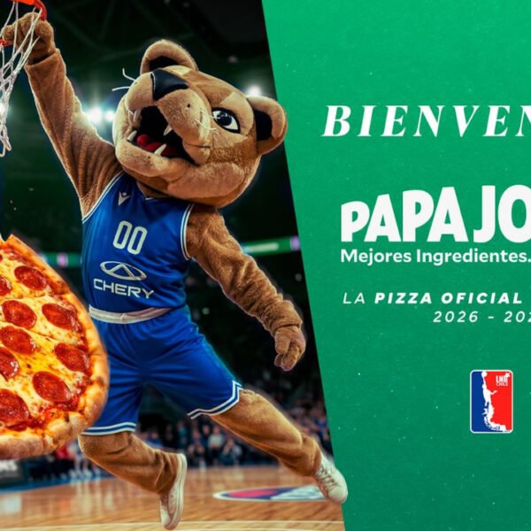 Papa John’s se convierte en la pizza oficial del básquetbol chileno