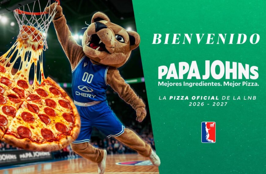 Papa John’s se convierte en la pizza oficial del básquetbol chileno