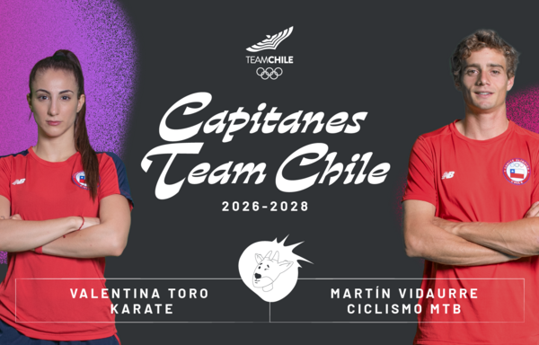 Toro y Vidaurre, nuevos capitanes del Team Chile