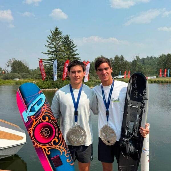 Esquí Náutico: “Mati” y “Tincho” brillan en Canadá