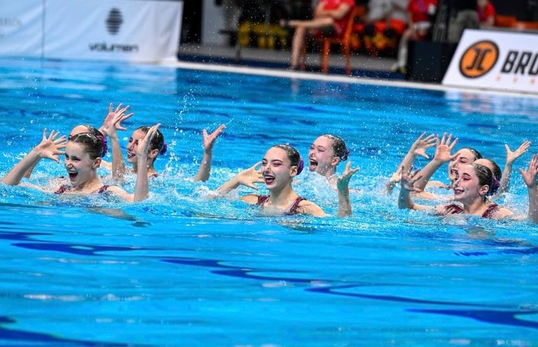 La natación artística brilla en el Mundial de Budapest