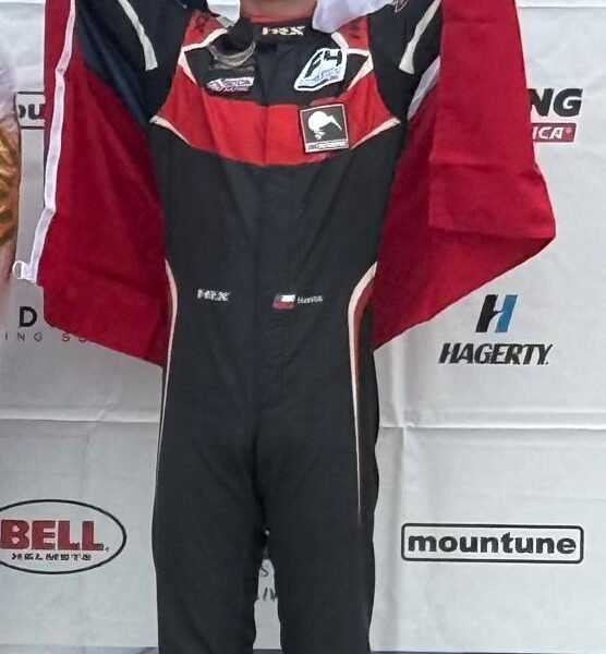 Clemente Huerta es 3ero. en Virginia en espectacular carrera de F4 en USA.