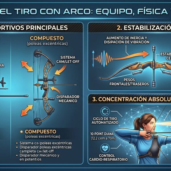 La Maestría del Tiro con Arco Deportivo: Equipamiento, Física y la Ciencia de la Concentración Absoluta