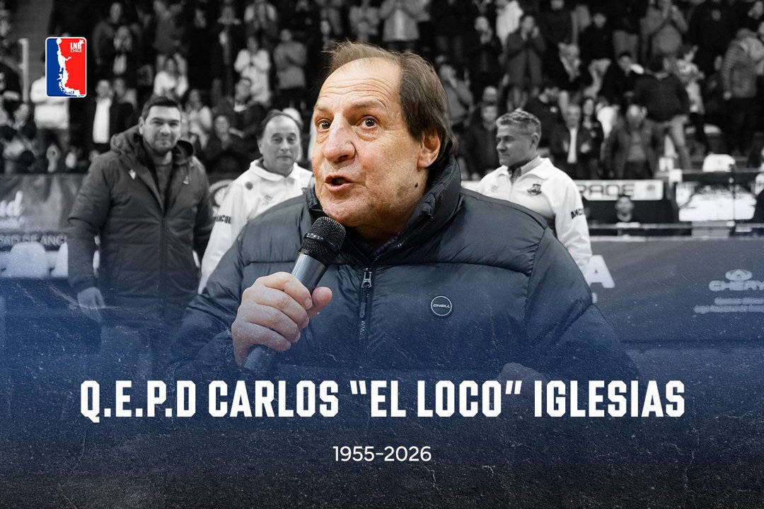 El básquetbol chileno despide al histórico Carlos “Loco” Iglesias
