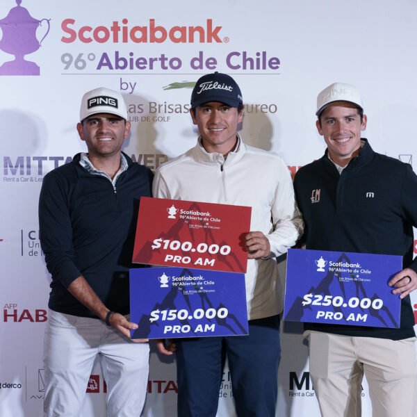 Camaradería y buen golf: así se vivió el Pro-Am previo al SCOTIABANK 96° Abierto de Chile