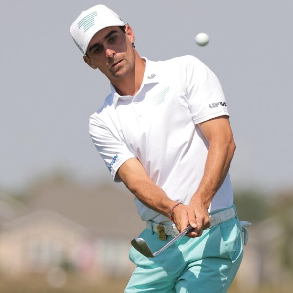 Joaquín Niemann toma el liderato del Abierto de Chile de golf