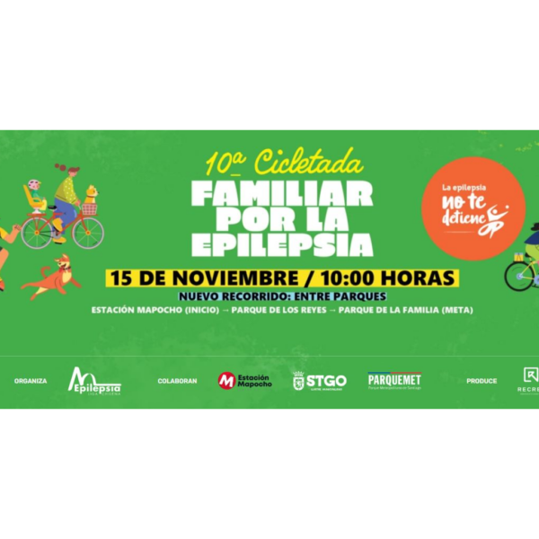 Liga de Epilepsia y Gran Cicletada este 15 de Noviembre 2026.