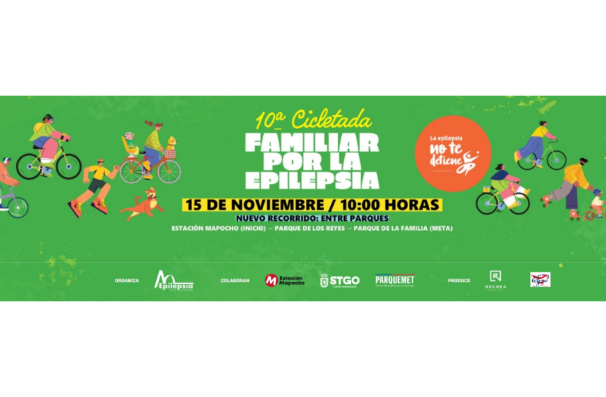 Liga de Epilepsia y Gran Cicletada este 15 de Noviembre 2026.