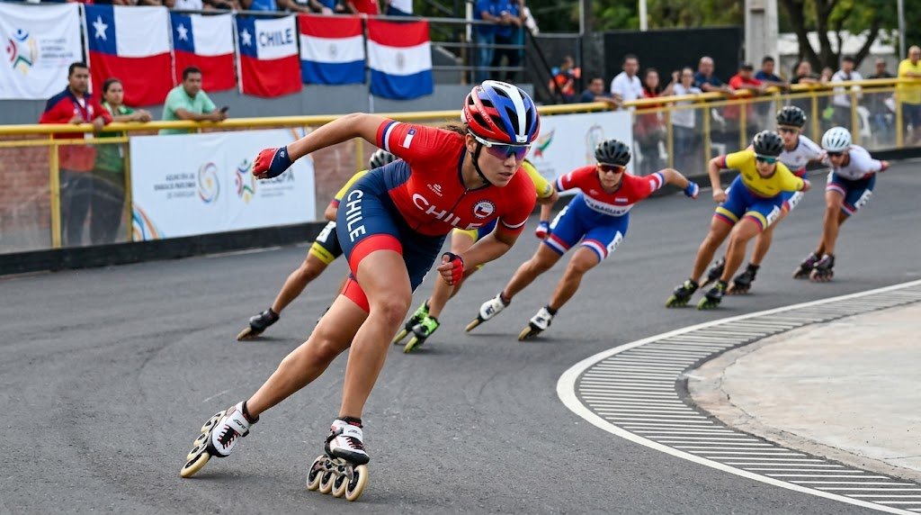 ¡Chile se sube al podio en Paraguay! La selección nacional de patín carrera conquista Asunción